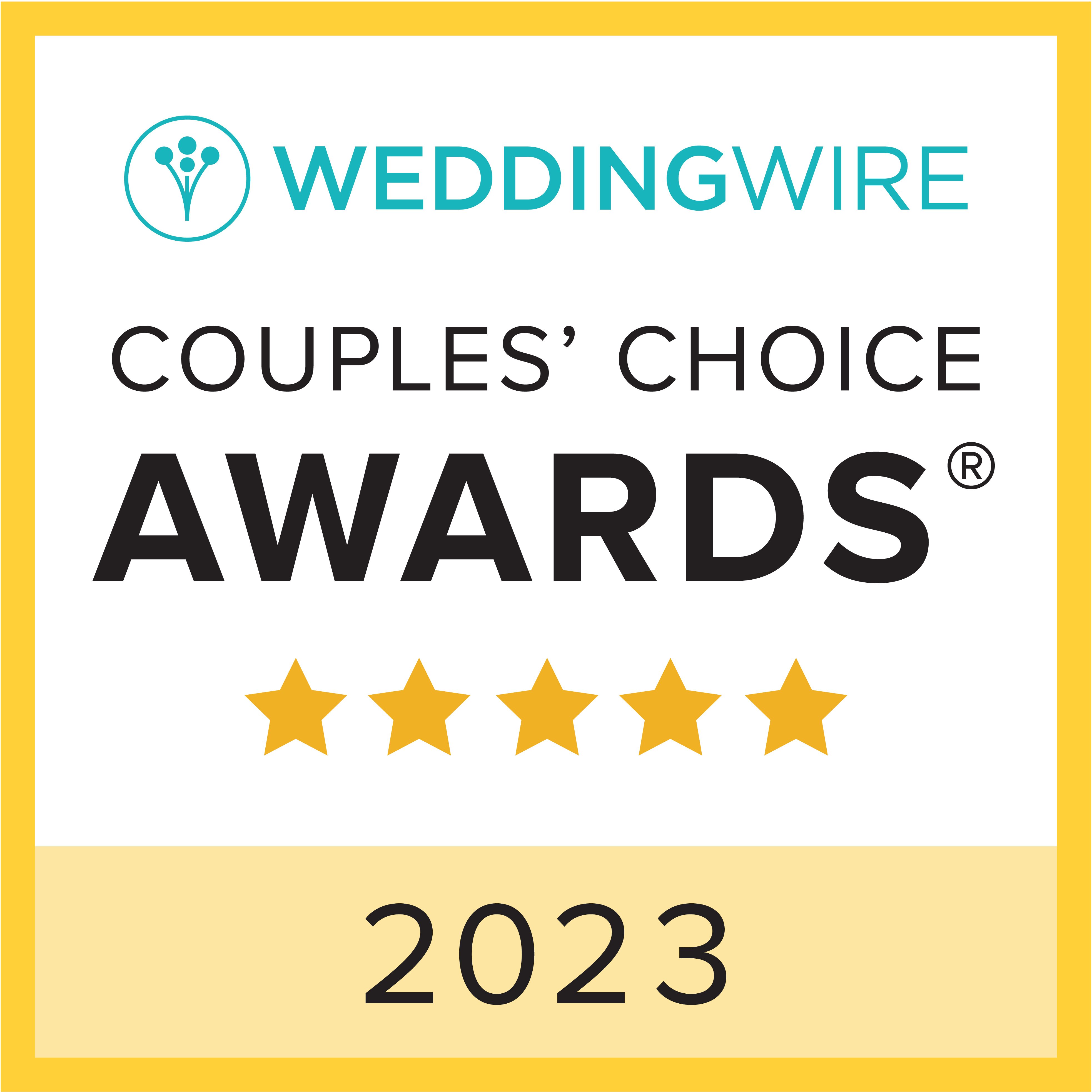 Weddingwire couples choice awards 2023