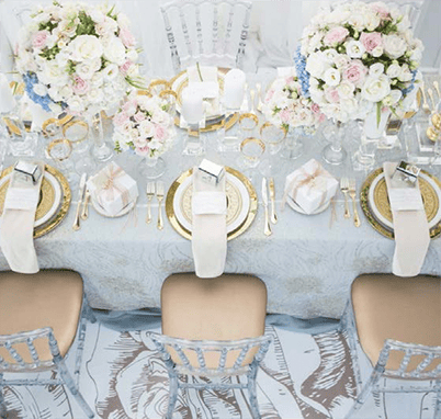 Bridal Table Setting